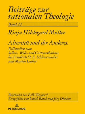 cover image of Alterität und ihr Anderes